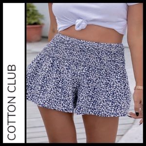 NWT Cotton Club High Waist Woven Shorts